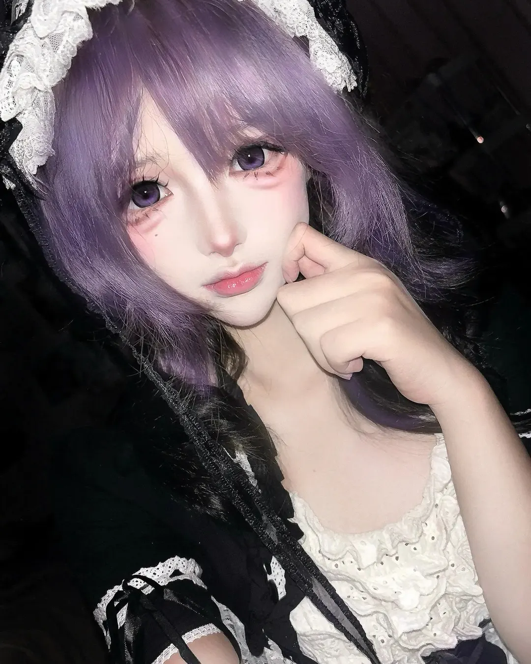 Yuki wearing Electric Amethyst 1
